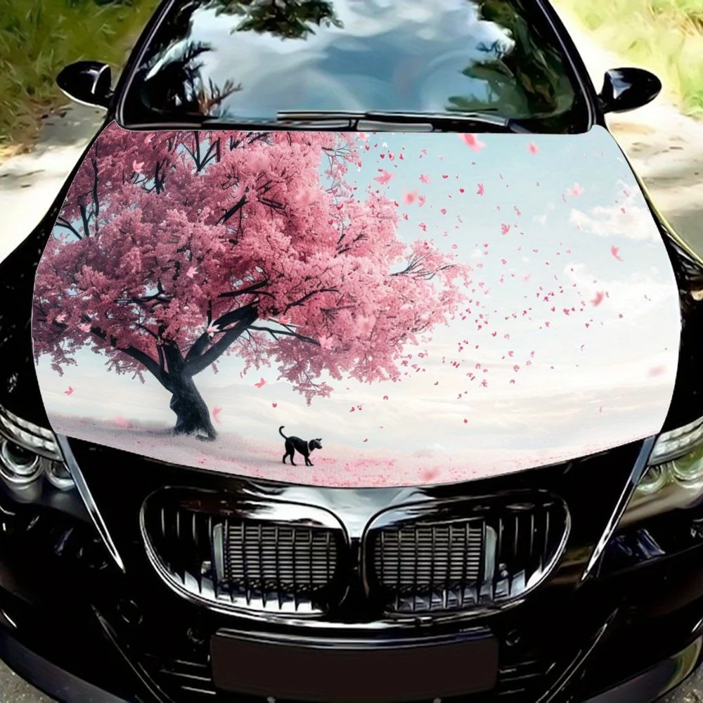 

Розовое вишневое дерево, щенок, девушка, романтик, подарок; наклейка на автомобиль, наклейка на капот автомобиля, наклейка для автомобиля, мотоцикла, грузовика, наклейка, декор
