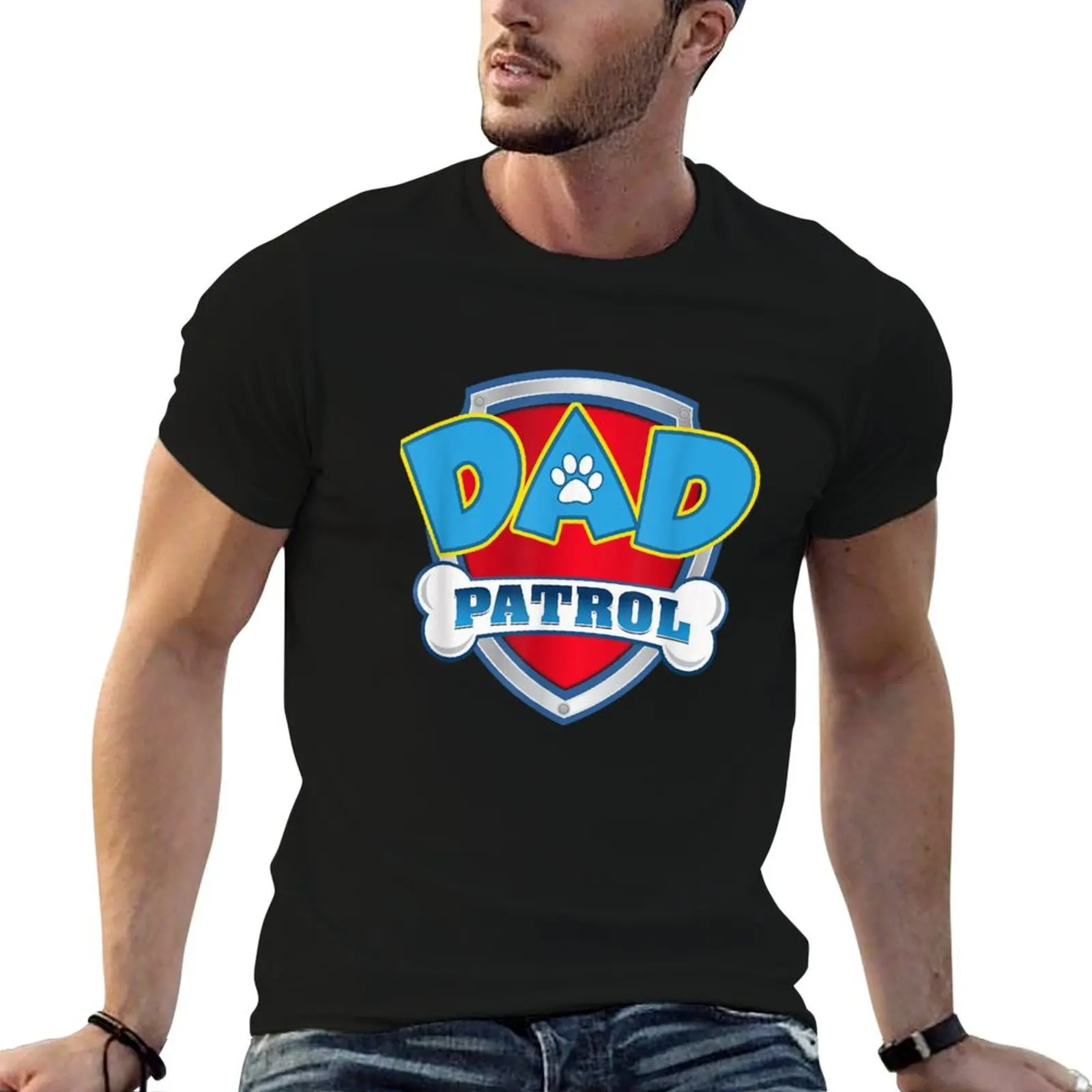 Dad Patrol - Dog Mom T-Shirt funny t shirts man t shirt man plain man t shirts graphic T-shirt