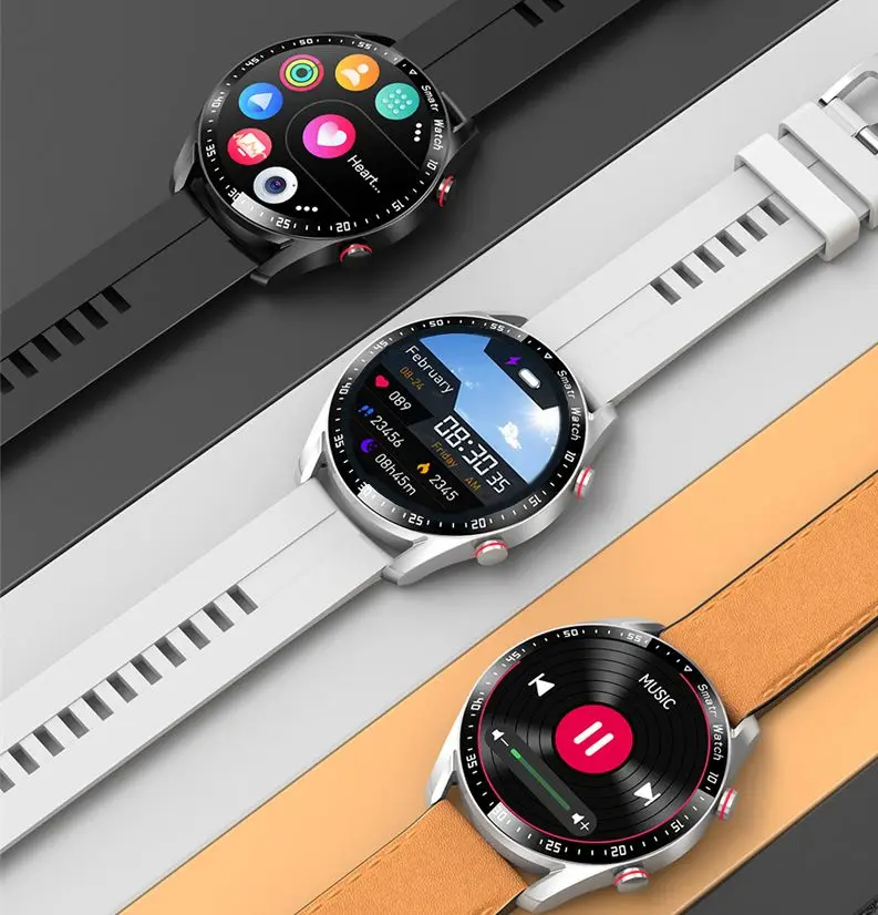 2022 nuova chiamata Bluetooth Smart Watch uomo impermeabile Sport Fitness Tracker Weather Display uomo Smartwatch per Xiaomi Huawei Phone