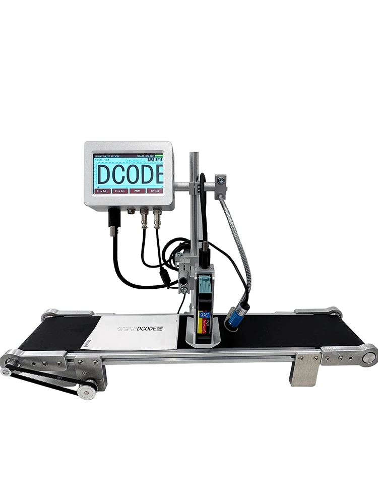 DCODE 60 CM Verstelbare Snelheid Brede Mini Transportband Aluminium Elektrische Transportband TIJ Printer Assemblagelijn Transportband - afbeelding 2