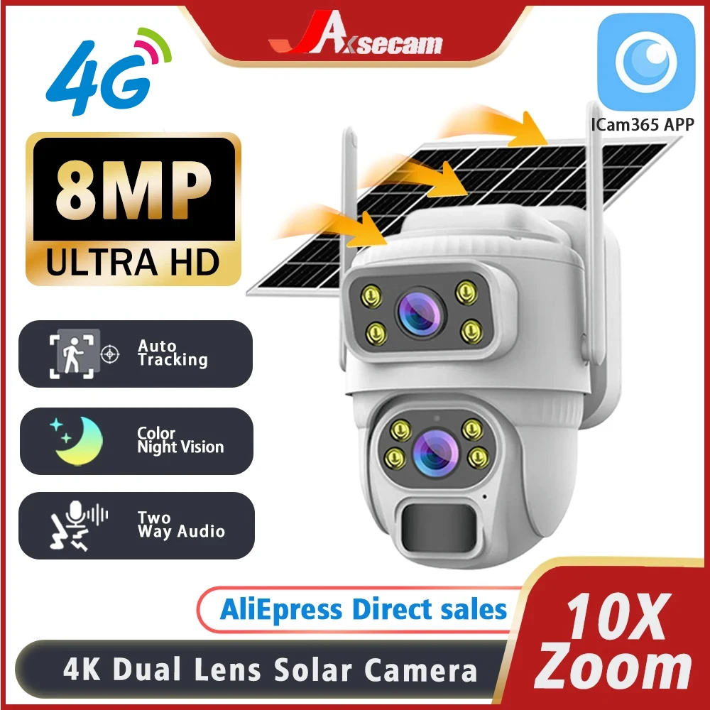 

IP-камера видеонаблюдения ICam, 365 дюйма, 4K, 8 Мп, HD, Wi-Fi