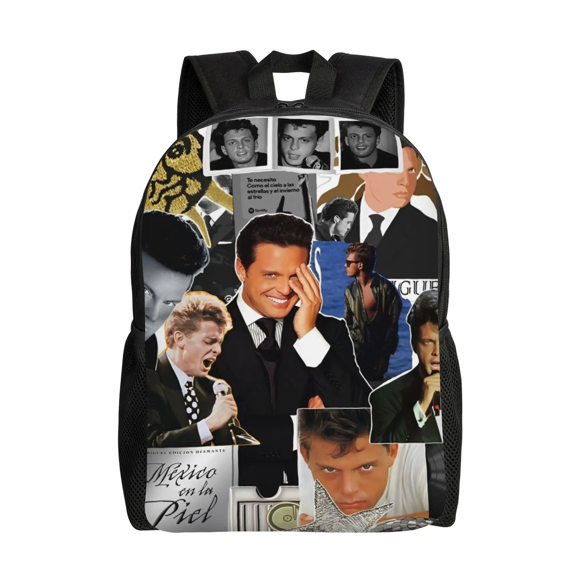 

Рюкзак Luis Miguel Mexico Singer Casual для активного отдыха, учебы, путешествий, походов, в стиле Y2K, повседневный, для мужчин и женщин, для ноутбука, холщовая сумка