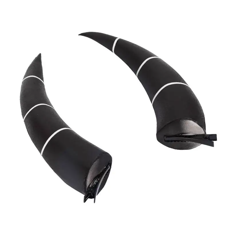 WENAM Millie Cosplay Hoorns met Clips Duivel Hoofdband voor Anime Kostuum voor Halloween Hotel Helluva Boss Millie Cosplay Hoorns Nieuwe