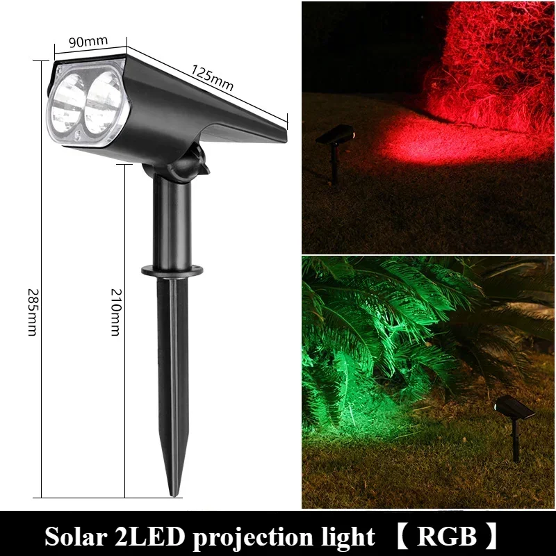 NEWBIRTH RGB Solar Landscape Spotlight 5
