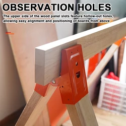 Sturdy Steel Clamps Versatile DIY Woodworking Table Efficient Support for Carpentry and Renovation Projects