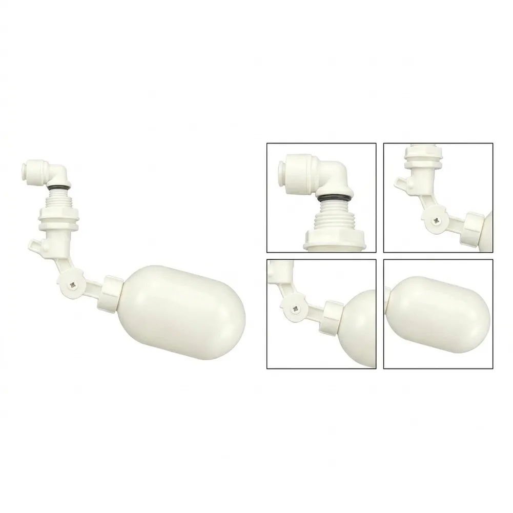 Water Level Control Float Valve for Aquarium Use with RO Machines and Buckets Material Automatic Shut Function