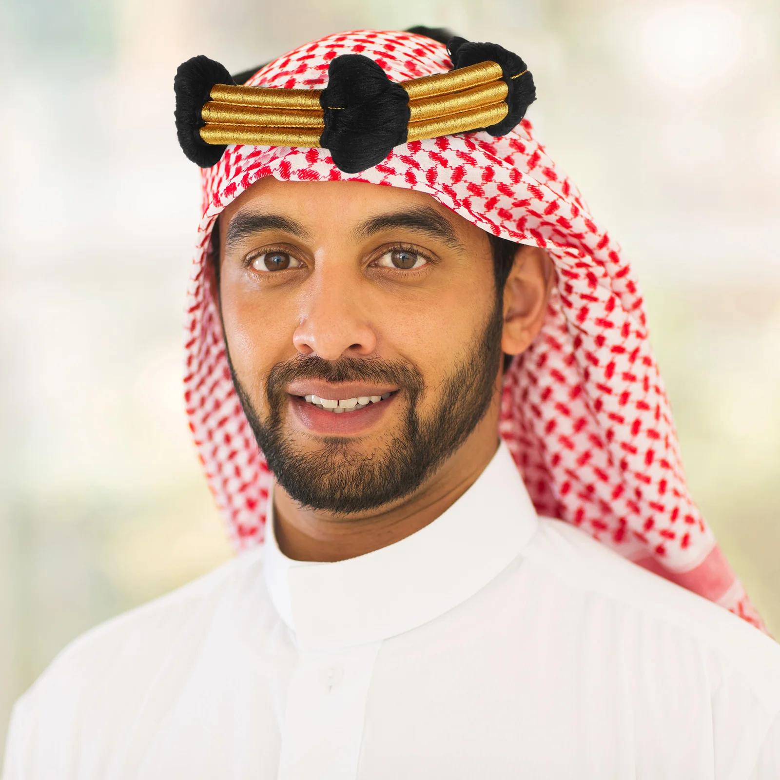 

Royal Headband Arab Costume Accessories Men Women Child Soft Material Various Occasions Middle East Scarf Headband