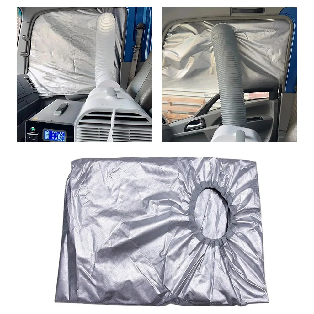 Fabric Car Air Conditioner Hose Cover Window Sunshade Seal Cloth For SUV Sedan Vehicle Cooling System Insulation Accessory