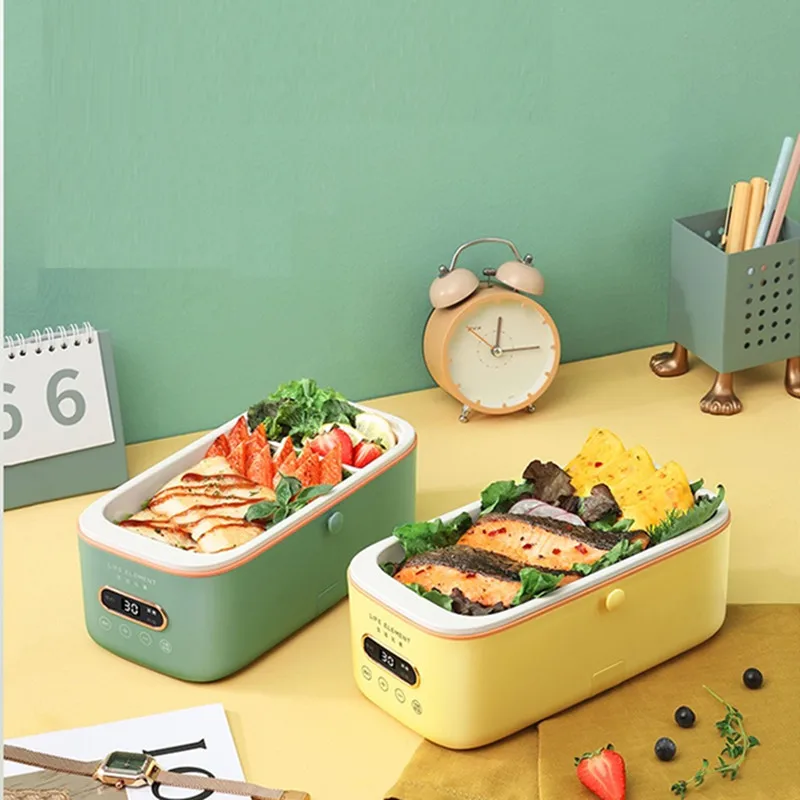 1000ML Mini Electric Lunch Heating Box Portable Electric Rice Cooker 220V Food Cooking Pot Machine