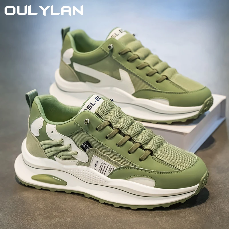 

Outdoor Casual Sport Shoes Men Comfortable Lightweight Anti Slip Abrasion Resistant Soft Thick Sole Running Sneaker