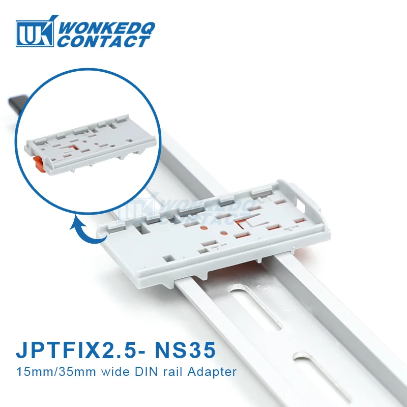 Verteilerblock PTFIX 2,5 mm2 2/4/6/7/12/13/18/19 Anschluss Push-in Electric Power Terminal Block Connector Mount on DIN Rail