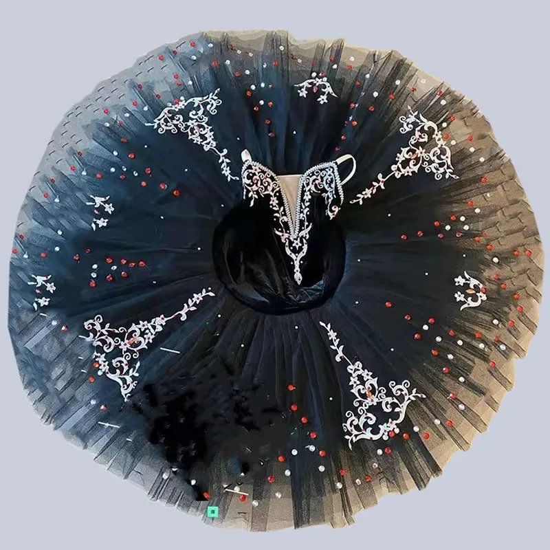 ステージバレエダンスドレス女の子用パフォーマンスチュチュキッズ服子供用メッシュプリンセスドレス、こどもの日向け