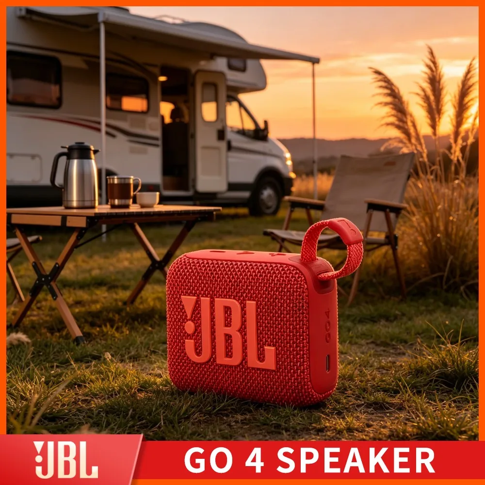 Cove Creek Solid Tone JBL GO4 Wireless Speaker RGB Handsfree IP67 Waterproof Farmland Beach Bass For Cell Pad Laptop