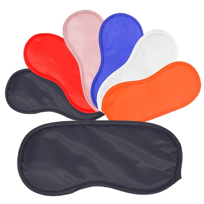 Sleep Eye Mask Various Colors Padded Shade Eye Cover Patch Sleeping Mask Relax Rest Women Men Portable for Travel Supplies TMZ