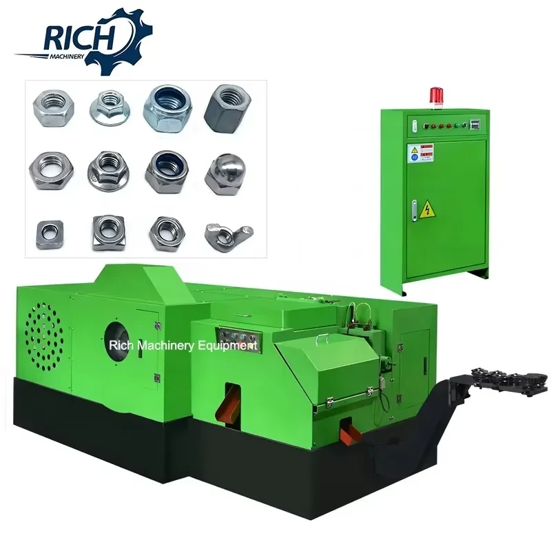 [2026] High-Speed Automatic Press Forging Machine with Motor 30KW Power for Efficient Cap Nut & Flange Nut Making Equipment