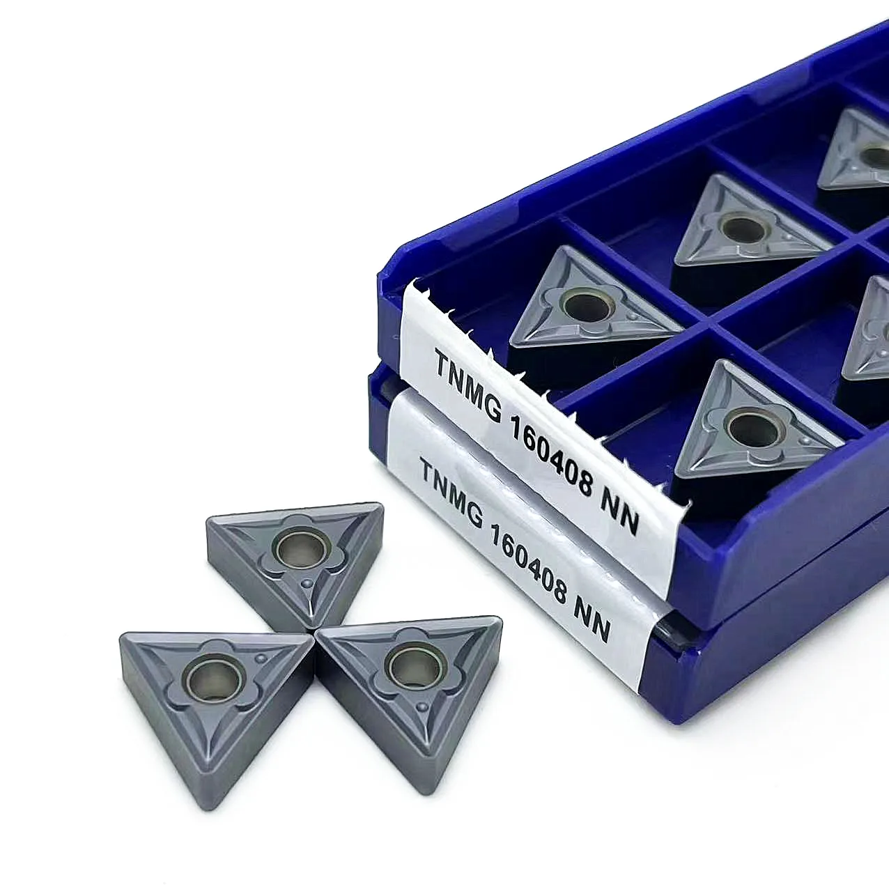 Herramienta de torneado externo de carburo cementado, herramienta de Metal, TNMG160404, NN LT10, TNMG160408, NN LT10, TNMG 160404, 10 piezas