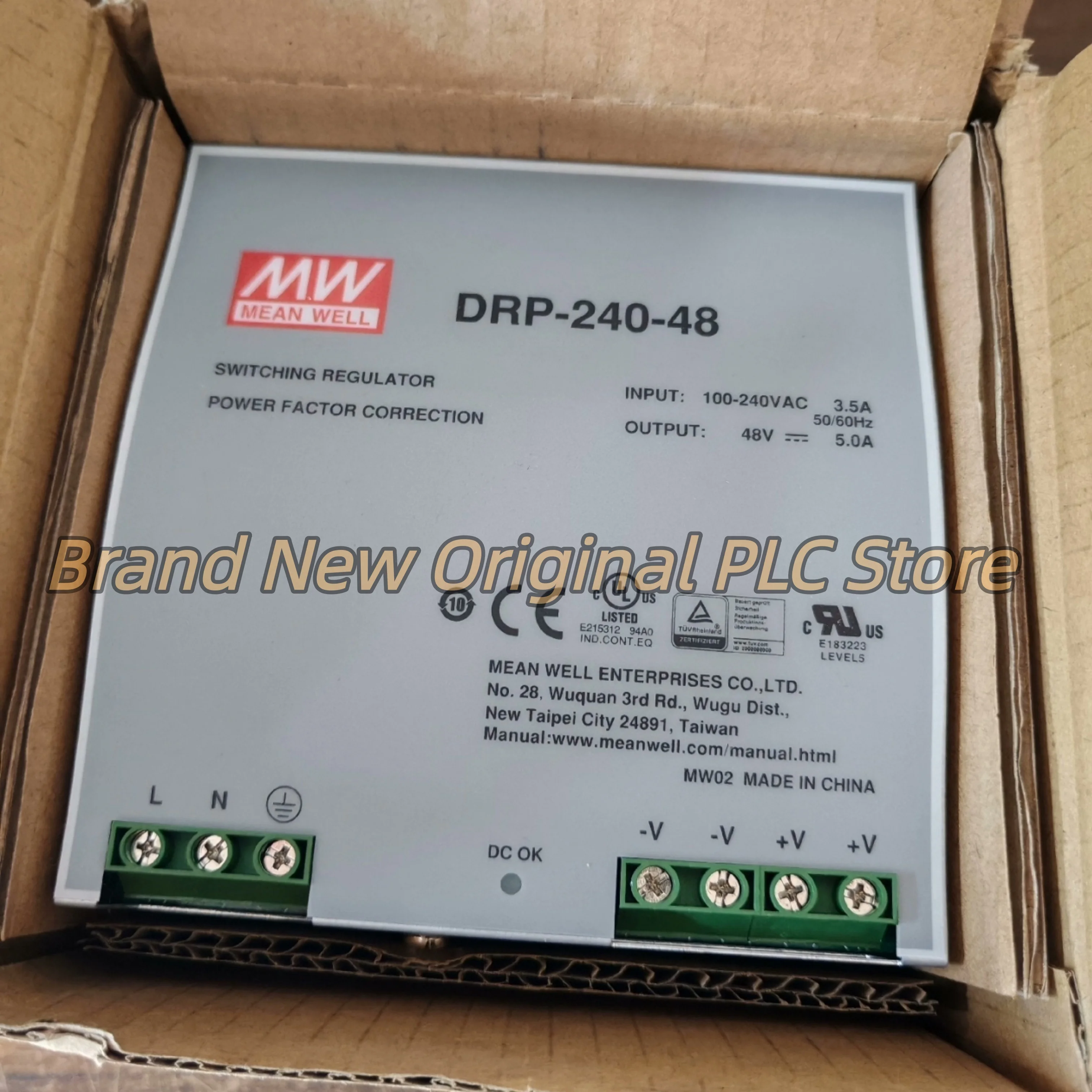 

switching power supply DRA-40-24 | 24V DRP-240-48 | 48V 100%NEW