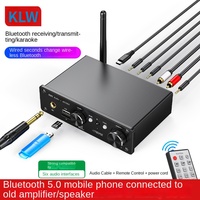 HIFI Multi-function Audio Converter 4 in 1 Out Wireless Bluetooth 5.1 Receiver Adapter 3.5Aux TF Card U Disk Decoding Karaoke