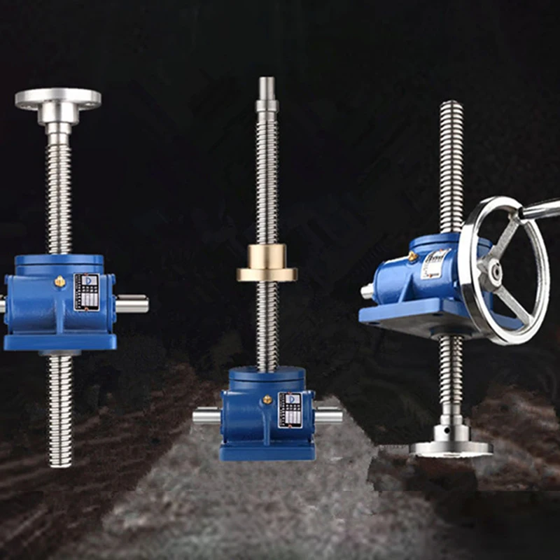 Leading Screw Lift Handwheel Collar Cage SWL 10T Hand-Cranking Worm Lifting Platform SWL Lift Reducer