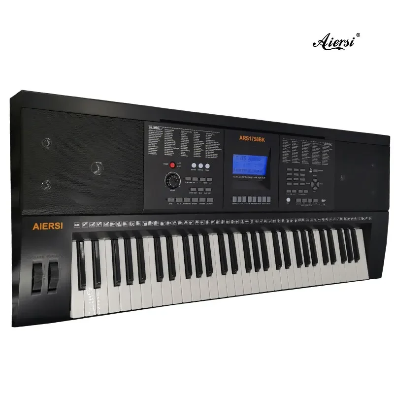 Professional electric piano double pulley electronic organ keyboard 61 keys USB function piano instrument