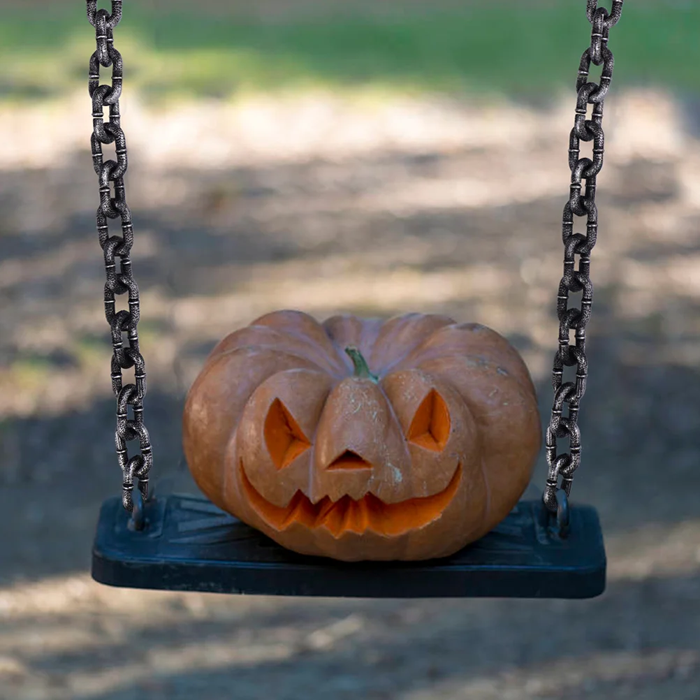 Simulação corrente trajes de halloween brinquedo decoração strass cinto link o