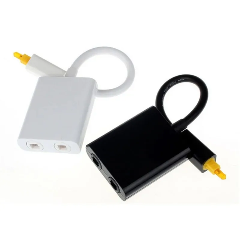 SPDIF Optical Audio Splitter Multimedia Splitter 1 in 2 Out Optical Audio Splitter Cable Digital Optical Cable