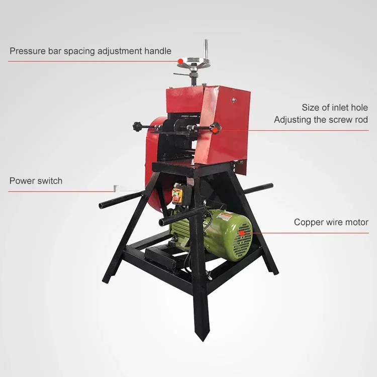 

Hot SalesNon Slip Double Blades Insulated Wire Stripper Cable Stripping Machine Electric Cable Recycling Machine