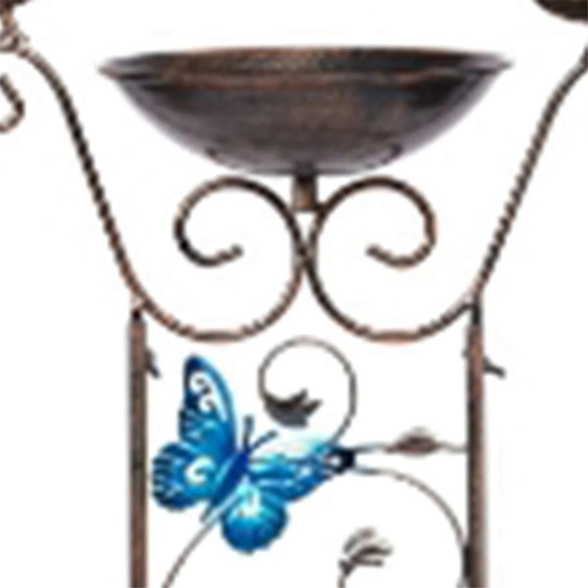 

Уличная птичья ванна, бабочка, садовая решетка, украшение для двора, металлическая миска для ванны с рамой для скалолазания растений