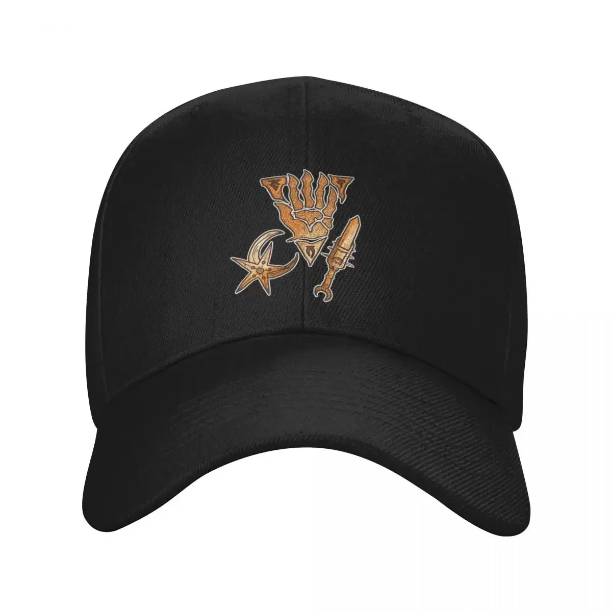 2026 Nerevar's Past Morrowind Aged Pattern Box Art Inspired Scrolls Elder Online Fantasy RPG Dunmer Baseball Cap