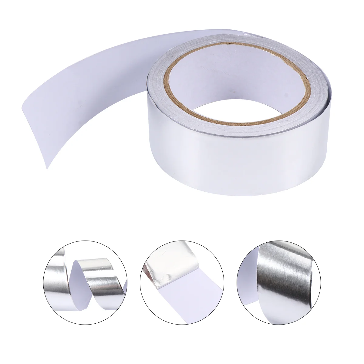 

2 Pcs Tape Tin Foil Aluminium Sealing Water Proof Repairing Tool Adhesive Silver