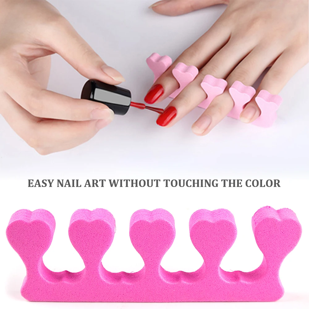 800PCS Pedicure Toe Separators ชุดจํานวนมากเล็บนิ้วมือแยกโฟมนุ่ม Toe Stretcher สําหรับนิ้วเท้าและนิ้วมือผ่อนคลาย Holding