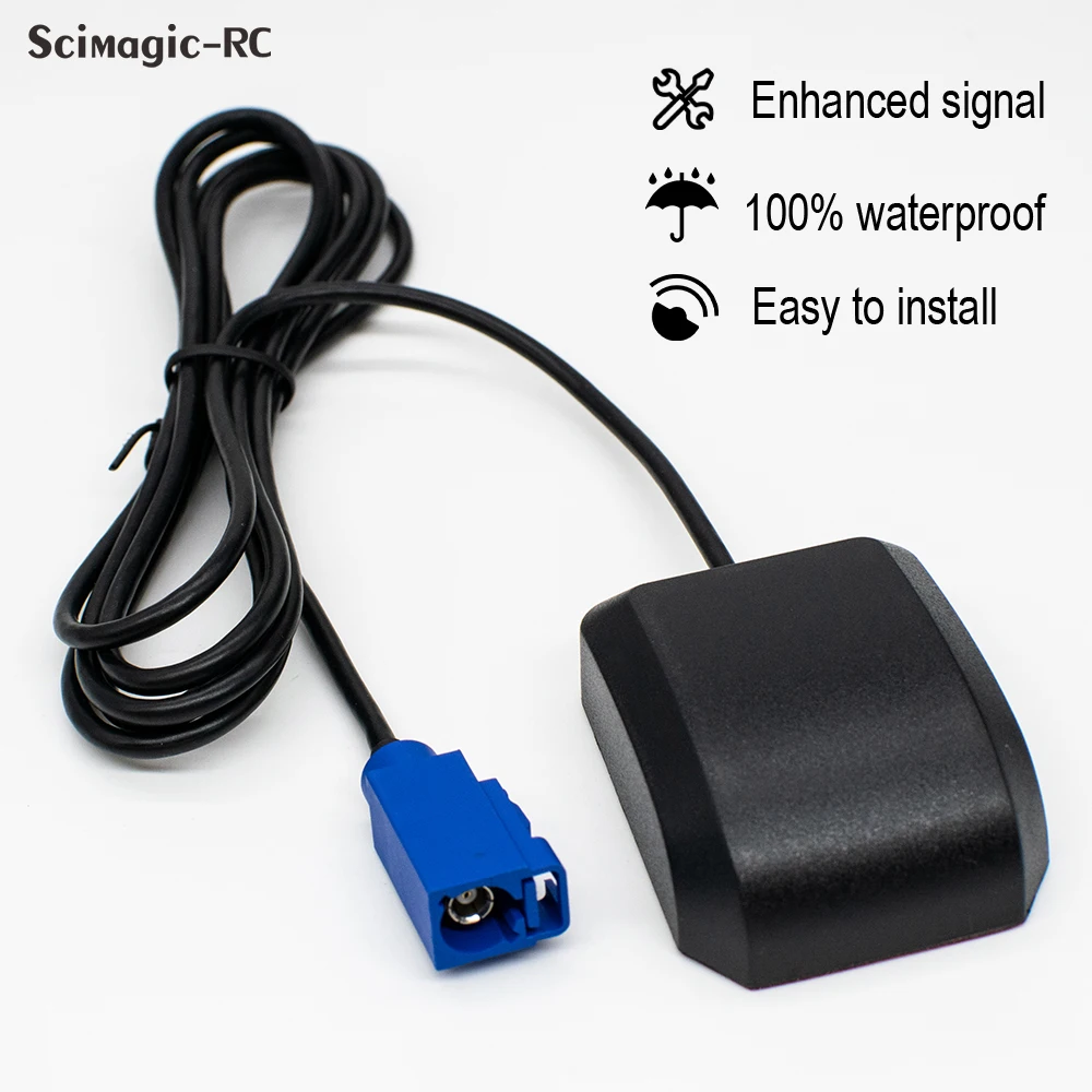 GPS Antenna Adapter Fakra C to SMA Male Pigtail Cable for Car DVR GPS Module Tracking Antenna Navigation System Receiver