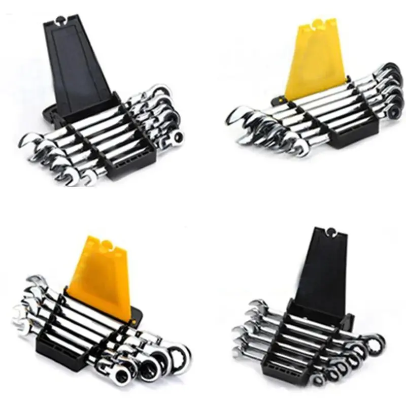 6PCS/set Combination Metric Wrench Key Wrench Set Screwdriver Socket Wrench Spanner Nut Repairing Tool ключи с трещоткой