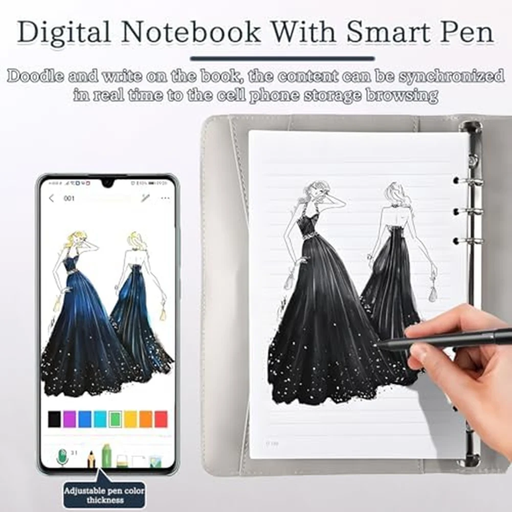 Digital Notebook Pro V2 with Pen & 16GB USB Drive-Real-Time Sync for Notes,Drawing & Learning,Perfect for C