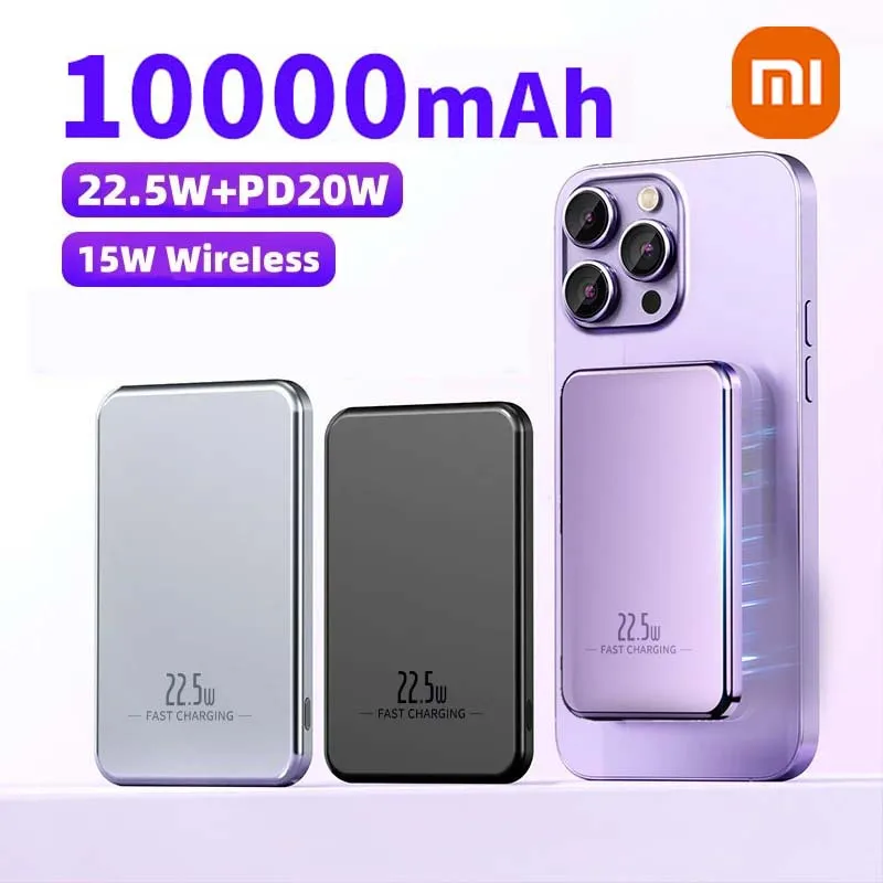 Xiaomi 22.5W Magnetic PowerBank 100000mAh Large Capacity Wireless Fast Charger Portable Power Supply for iPhone