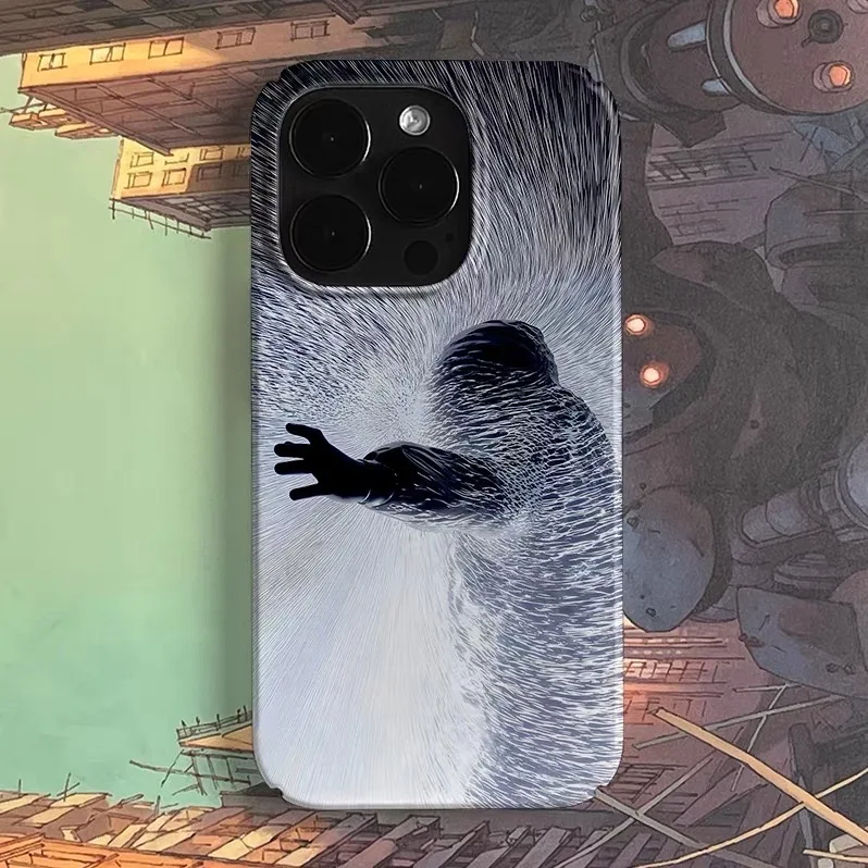 

Black and White High-end Shattered Boy Phone Case for IPHONE 17 Air 16E 15 PROMAX 14 Plus 13 12 MINI 11 XR Acrylic Phone Cover