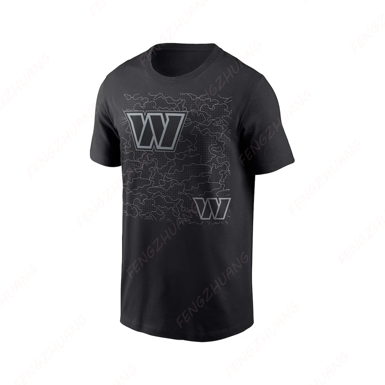 Washington Commanders RFLCTV T-Shirt Summer Unisex Jersey Cotton Tops Hot Sale Faddish Casual Tee