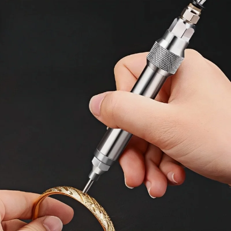 

Pneumatic nail sanding machine, a machine for carving matte texture on the surface of gold and silver bracelets and jewelry