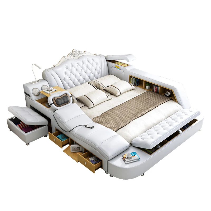 2022 Hot Sales Massage Beds Smart Modern Style Furniture Multi Functional Bedroom Set