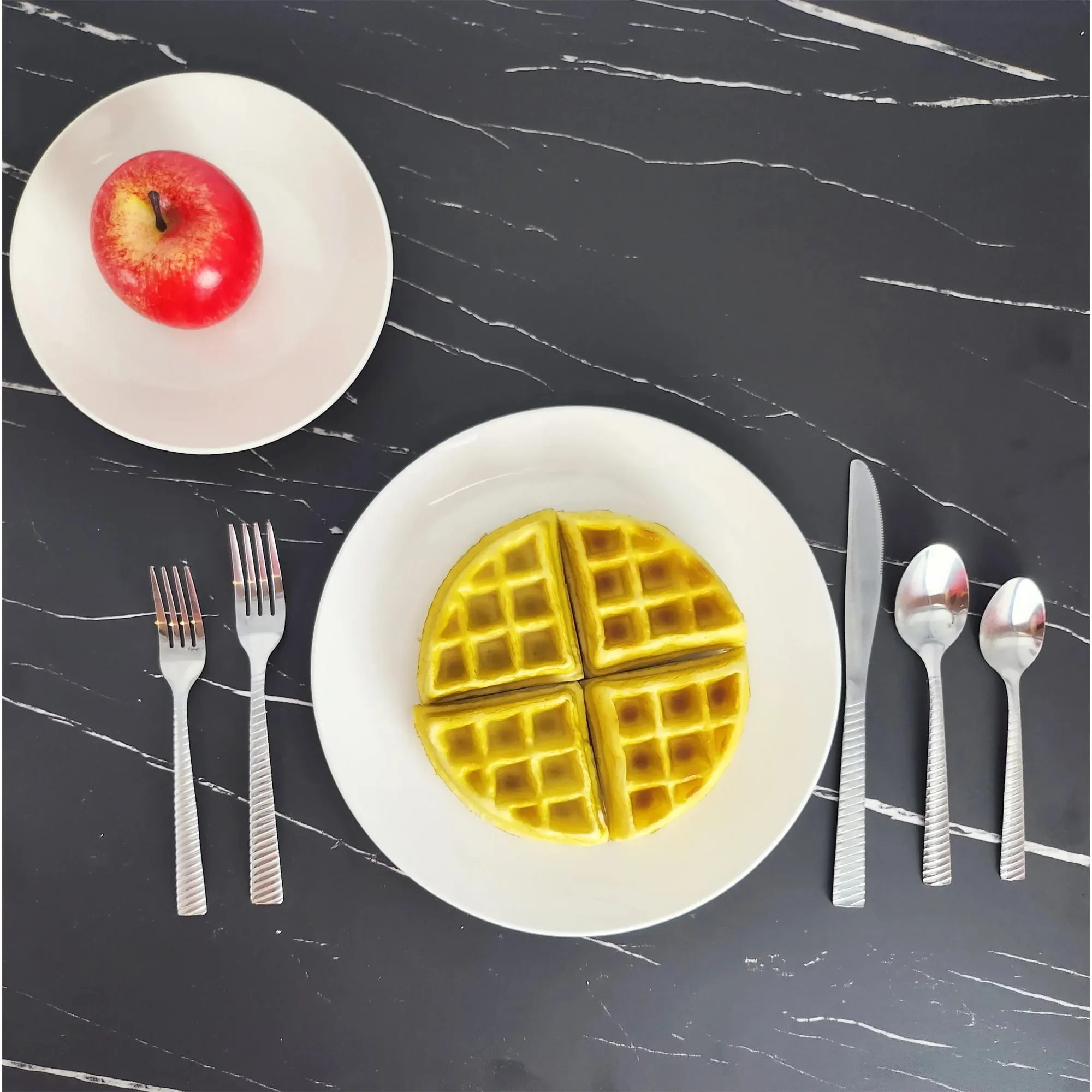 (2 stuks) 20-delige roestvrijstalen bestekset, zilver, servies voor 4 personen, 6,45 lbs, vaatwasmachinebestendig