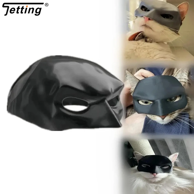 Black Bat Cat Avenger Mask Creative Bats Mask Cool Superhero Pet Toys For Cats And Dogs Make-up Mask Party Supplies