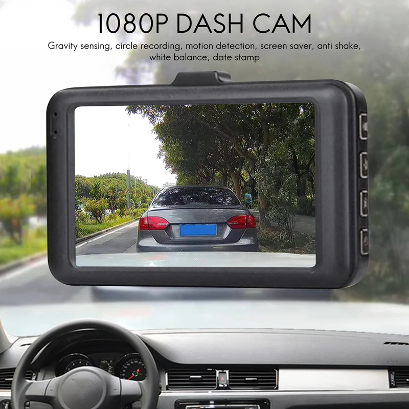 Car Dvr Camera Full HD 1080P Video Recorder 3.0 Inch Dashcam FH06 Registrator G-Sensor Dash Cam