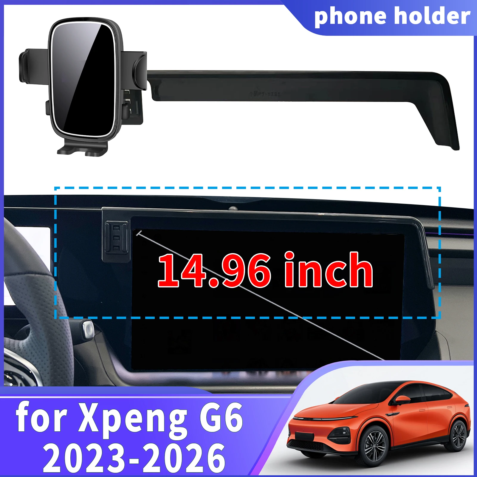 

fit for Xpeng G6 2023 2024 2025 2026 Navigation Phone Holder Mount Customized Car accessoires