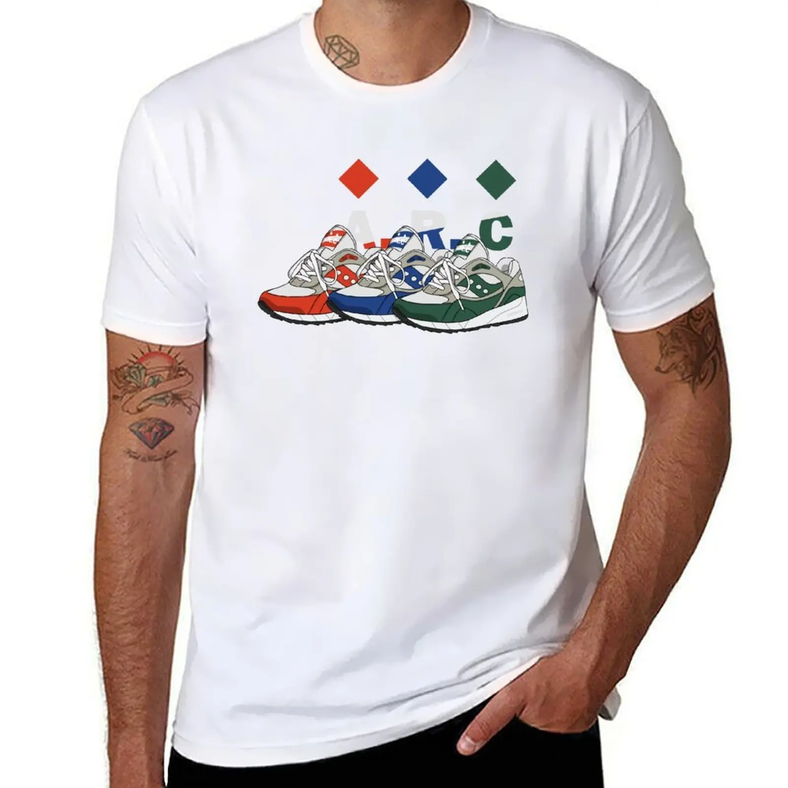 

A.R.C x Saucony Shadow 6000 T-Shirt anime t shirts for man funny t shirts dark humor T-Shirt