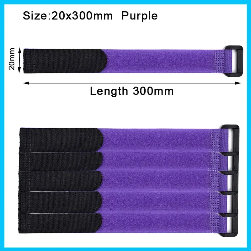 5/10 Stück wiederverwendbare Klettbänder, Nylon-Kabelbinder, Organizer, verstellbarer Verschluss, Sicherung von Kabelbändern, Kabelmanagement