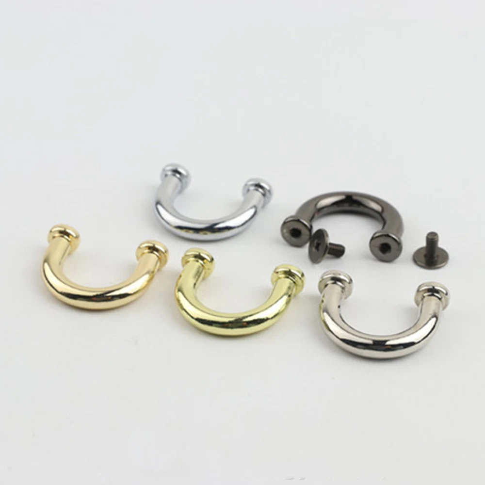 Arch Bridge With Screws Hanger Hooks Bags Belts Strap Leather Metal D-ring Bag Bag Connector Anchor Buckles Bags Accessories