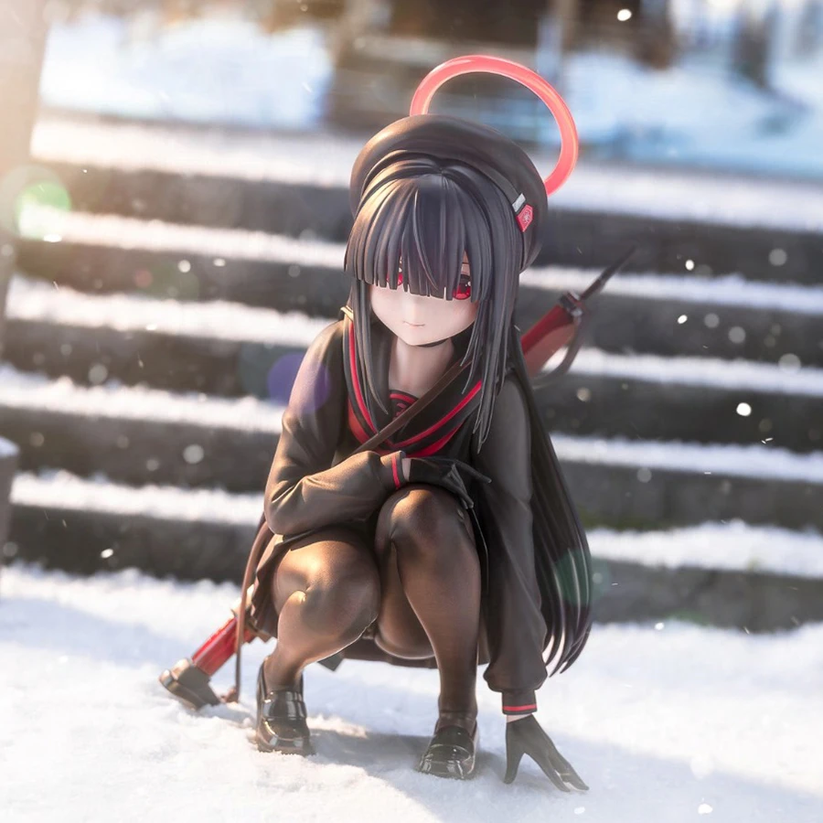 Figurine d'action de dessin animé Mob Chan, archives bleues, jeu de pose accroupie, Statue Bishoujo Gk, modèle de coque d'ordinateur, décoration, cadeaux d'anniversaire