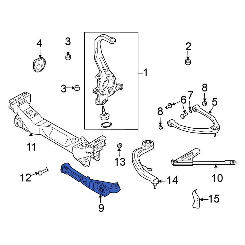 High Quality Front Upper Control Arm Kit for Infiniti G35 QX70  350 Z33 Suspension Parts