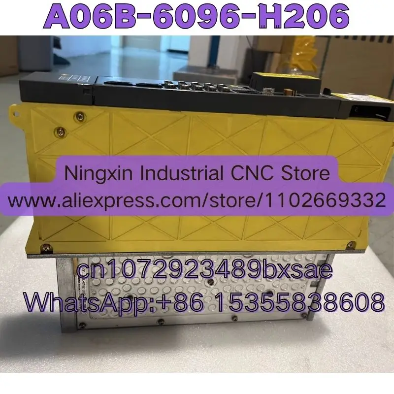 

Новейшая модель A06B-6096-H206, б/у сервопривод Fanuc, проверен, полностью исправен.