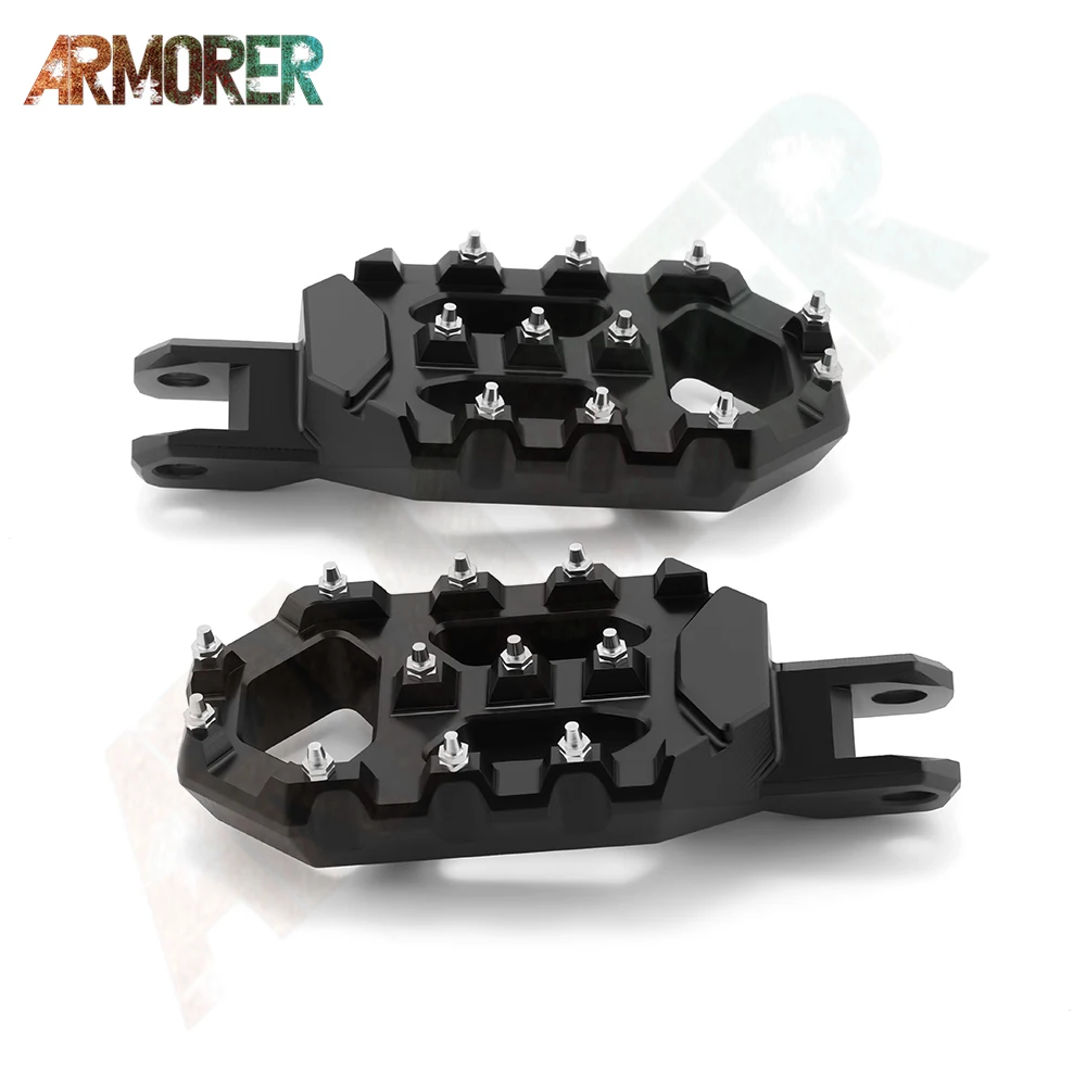 

Аксессуары для мотоциклов, алюминиевая подставка для ног с ЧПУ, подножки, педали, подножки для Suzuki DR-Z400S DR-Z400SM DRZ 400S 400SM